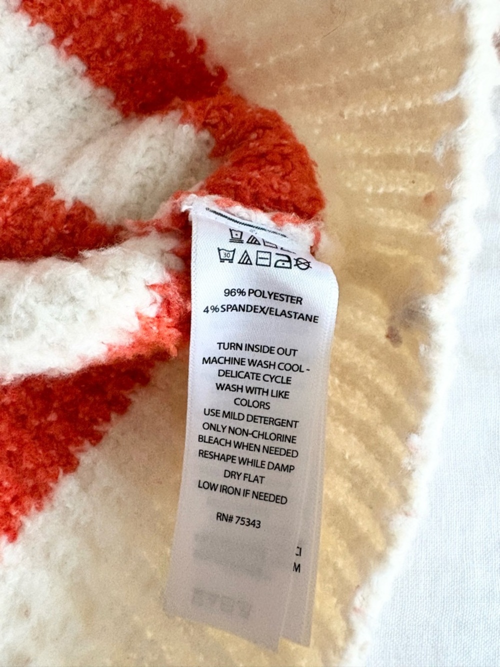 Sincerely Jules Red Stripe Collared Sweater - Picture 4 of 4